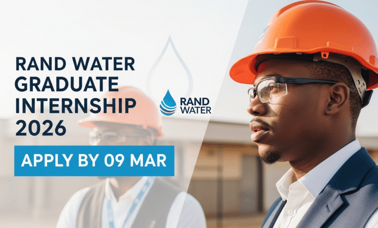 Rand Water Graduate Internship Programme 2026